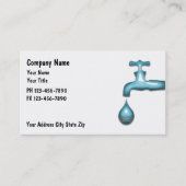 Loodgieter visitekaartjes (Voorkant)