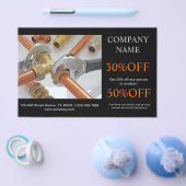 loodgieter voor de bouw flyer (Enkel)