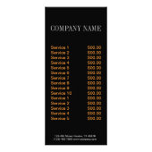 loodgieter voor de bouw reclamekaart (Achterkant)