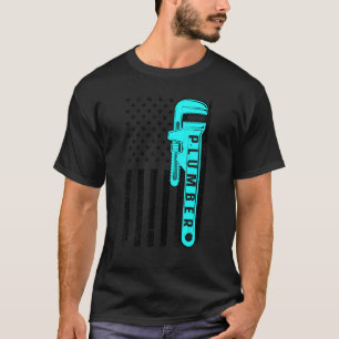 Loodgieter voor mannen vrouwen pijpfitter stoomfit t-shirt