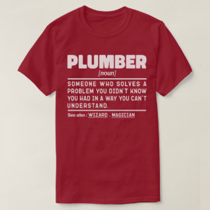 Loodgieter Zelfstandig naamwoord Loodgietersrepara T-shirt