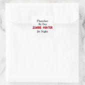 Loodgieter/Zombie Hunter Vierkante Sticker (Tas)