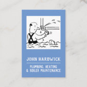 Loodgieterij, verwarming en ketel onderhoud. Loodg Visitekaartje (Voorkant)