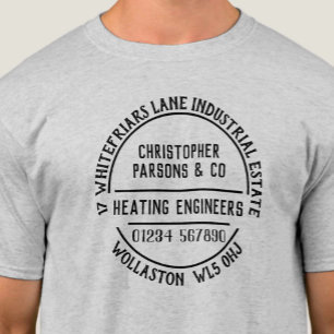 Loodgieters en verwarmingsmotoren T-shirt