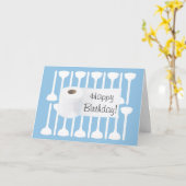 Loodgieter's Happy Birthday Day Wenskaart Kaart (Gele Bloem)