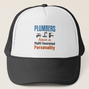 Loodgieters hebben een multi gekrabde persoonlijkh trucker pet