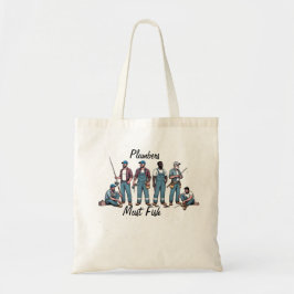 Loodgieters moeten vissen tote bag