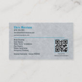 Loodgieters QR-code Visitekaartje (Achterkant)