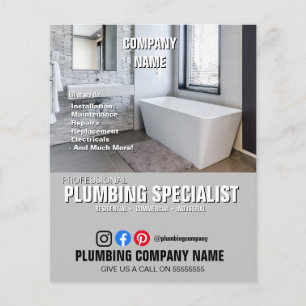 Loodgieters specialist badkamerinstallateur loodgi flyer