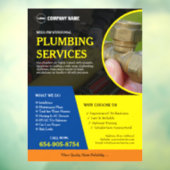 Loodgietersbedrijf diensten Custom raamfolie Raamsticker (Vel 3)