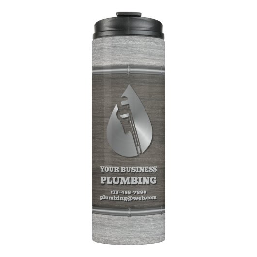 Loodgietersbedrijf Thermosbeker (Voorkant)