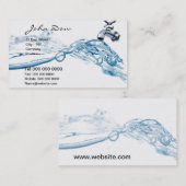 loodgietersbedrijf Visitekaartje v1 (Voorkant / Achterkant)