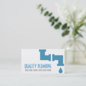 Loodgietersbuis Waterhuishouding Visitekaartje (Staand voorkant)