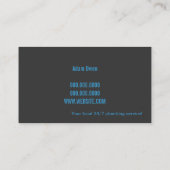 Loodgietersbuis Waterhuishouding Visitekaartje (Achterkant)