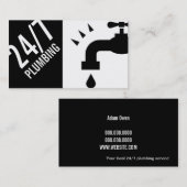 Loodgietersbuis Waterhuishouding Visitekaartje (Voorkant / Achterkant)