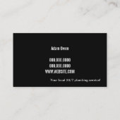 Loodgietersbuis Waterhuishouding Visitekaartje (Achterkant)