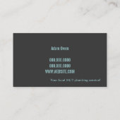 Loodgietersbuis Waterhuishouding Visitekaartje (Achterkant)