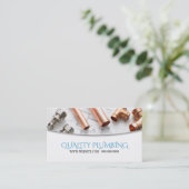 Loodgietersbuis Waterhuishouding Visitekaartje (Staand voorkant)