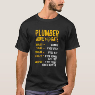 Loodgietersbuizen voor mannen t-shirt
