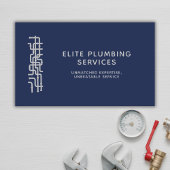 Loodgietersdienst Waterleidingen QR Code Marine Mo Visitekaartje