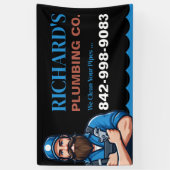 Loodgietersdiensten Custom Banner (Verticaal)