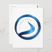 Loodgietersdiensten logo briefkaart (Voorkant / Achterkant)