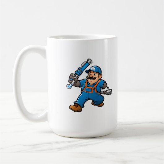 Loodgietersdiensten logo koffiemok (Links)