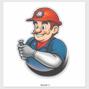 Loodgietersdiensten logo sticker
