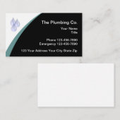 Loodgietersdiensten Modern ontwerp Visitekaartje (Voorkant / Achterkant)