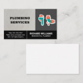 Loodgietersdiensten | Pijpsleutel Lekkende Pijp Ic Visitekaartje (Voorkant / Achterkant)