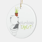 Loodgietersexpert Keramisch Ornament (Links)