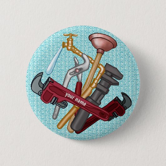 Loodgietersgereedschap speldje (Voorkant)