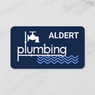 Loodgieterskraan Borden Lekkende Water  Visitekaartje