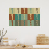 Loodgieterskunst Pop Poster (Keuken)