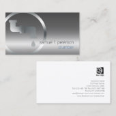 Loodgietersleiding lekkende pijp visitekaartje (Voorkant / Achterkant)