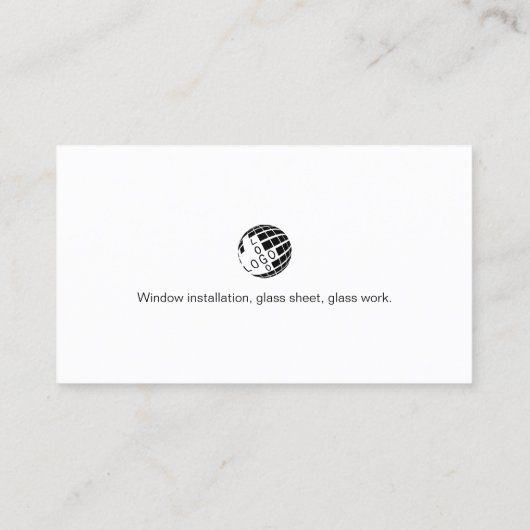 Loodgietersleiding lekkende pijp visitekaartje (Achterkant)