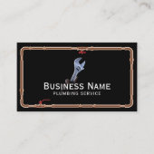 Loodgietersreparatieservice Professional Pipe Lijs Visitekaartje (Voorkant)