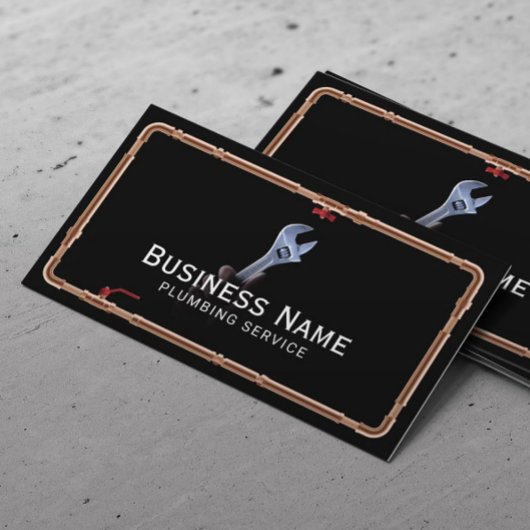 Loodgietersreparatieservice Professional Pipe Lijs Visitekaartje