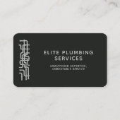 Loodgietersreparatieservice Waterleidingen Modern Visitekaartje (Voorkant)