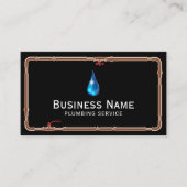 Loodgietersservice Professionele pijpleiding Repar Visitekaartje (Voorkant)