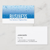 Loodgietersservice Waterstroomondergrondse stekker Visitekaartje (Voorkant / Achterkant)