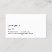 Loodgietersservice Waterstroomondergrondse stekker Visitekaartje (Achterkant)