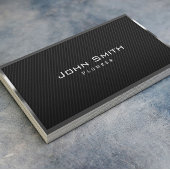 Loodgietersservice Zwarte koolstofvezel Visitekaartje