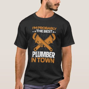 Loodgieterssleutel Loodgieter Pijpfitter Loodgie T-shirt