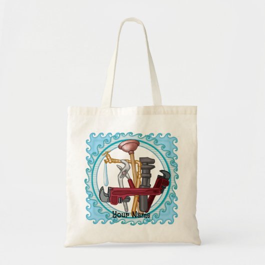 Loodgieterstas Tote Bag (Voorkant)