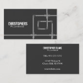 LoodgietersVisitekaartjes Visitekaartje (Voorkant / Achterkant)