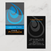 Loodgietersvisitekaartjes Visitekaartje (Voorkant / Achterkant)