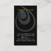 Loodgietersvisitekaartjes Visitekaartje (Achterkant)