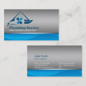 Loodgietersvisitekaartjes Visitekaartje (Voorkant / Achterkant)