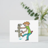 Loodgieterswerk Briefkaart (Staand voorkant)